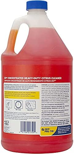 Zep Heavy-Duty Citrus Degreaser Refill - 1 Gallon