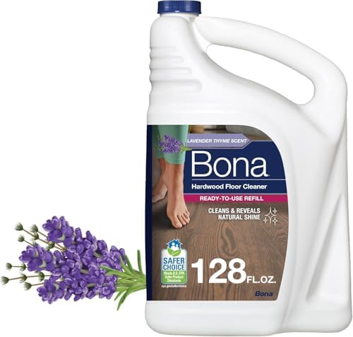 Bona Hardwood Floor Cleaner Refill 128 fl oz Lavender Thyme Scent