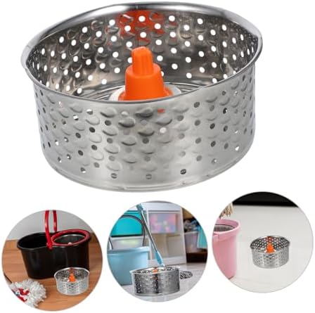 Rotary Mop Bucket Dry Basket - Stainless Steel Strainer