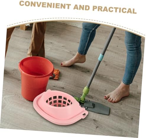 Minkissy Mop Draining Basket for Efficient Mop Cleaning