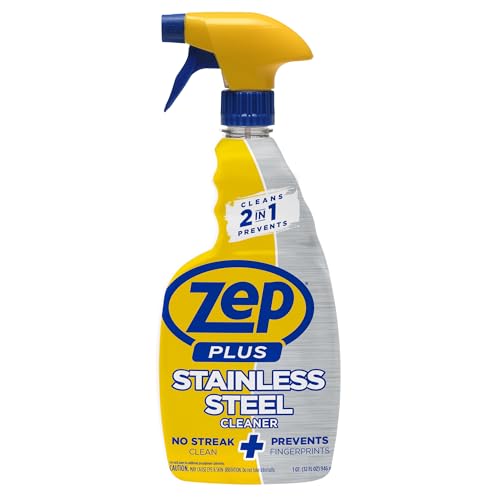 Zep Plus Stainless Steel Cleaner 32 Fl OZ 1