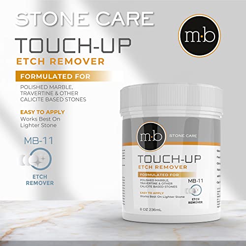 MB-11 Marble Polishing Powder with Microfiber Cloth - Restore Stone Shine