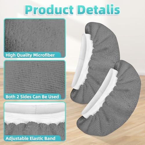 10 Pack Microfiber Cloths for Steam Cleaner Accessories