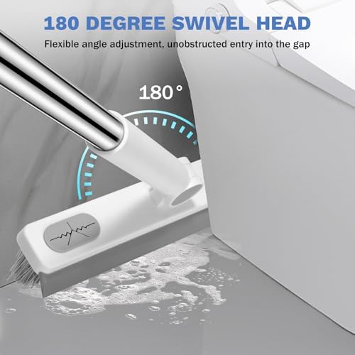 SetSail V-Shaped Grout Cleaner Brush with Adjustable Handle