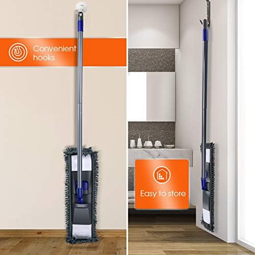 MASTERTOP Professional Microfiber Floor Mop with 4 Refills 1