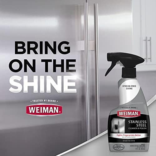 Weiman Cooktop Cleaner - 12 Ounce - Stainless Steel Safe