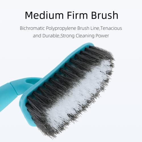 2-Pack Scrub Brush with Long Handle and Medium Firm Bristles