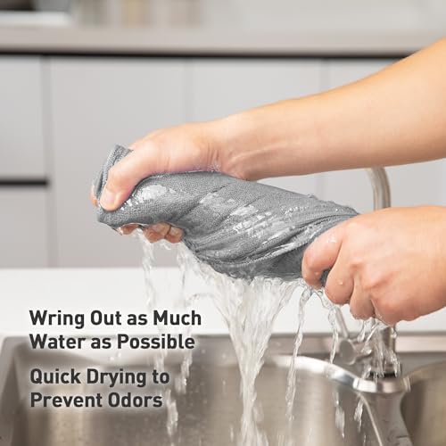 WEAWE Gray Microfiber Cleaning Cloth 13x13 - Pack of 12
