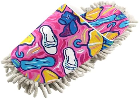 Bulletgxll Mopping Slippers with Microfiber for Daily Cleaning