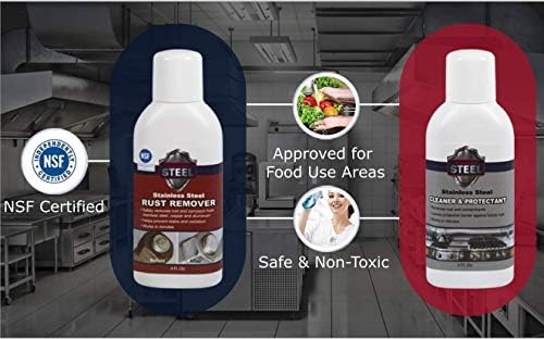CLEAN MY STEEL Stainless Steel Rust Stain Remover Kit