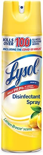 Lysol Disinfectant Spray Lemon Breeze 19oz