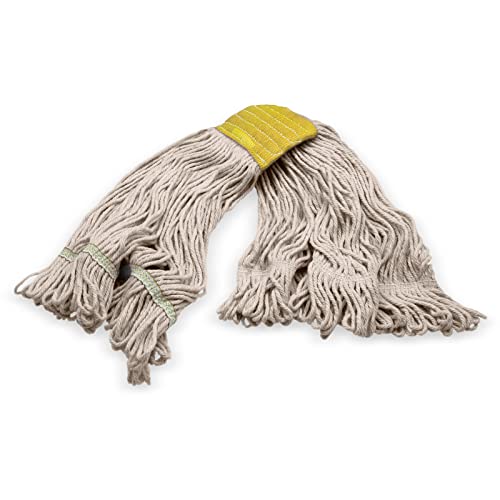 Sparta 369513B00 Cotton Mop Head - 5 Inch Yellow Loop-Ended 30 Inches Long