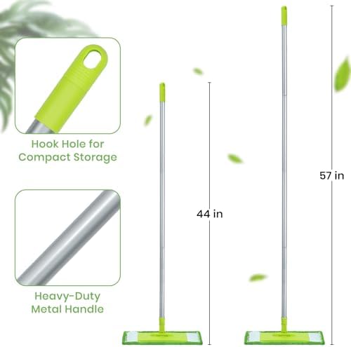 KalTell Reusable Dust Mop with 2 Washable Pads