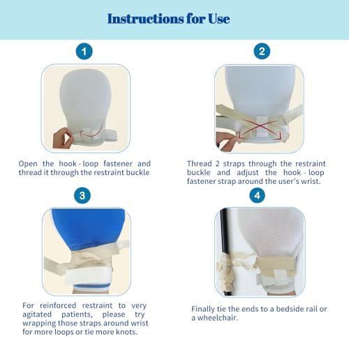 Lmaray Dementia Restraint Gloves 2 Pack