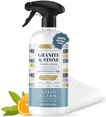 Therapy Granite Cleaner Kit with Microfiber
