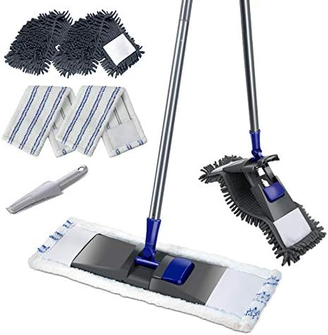 MASTERTOP Professional Microfiber Floor Mop with 4 Refills 1