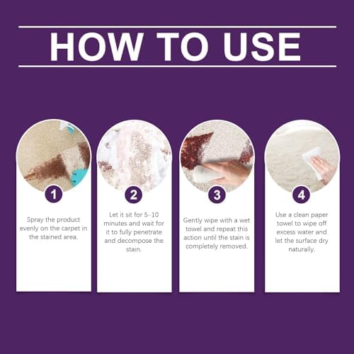 Instant Carpet Spot Remover with Reusable Cloth
