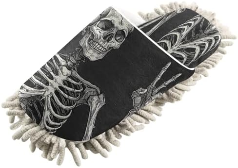Zhirexin Cleaning Slippers with Microfiber Mop Pads