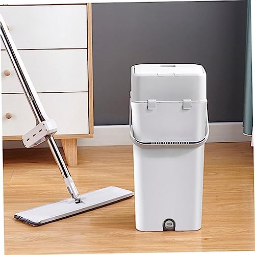 Sturdy Mop Bucket with Double Lid and Handle