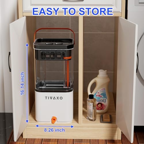 TIVAXO Mop and Bucket Set with Automatic Water Separation
