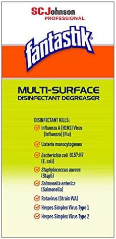 SC Johnson Professional Fantastik Multi-Surface Cleaner Spray Bottle 32 Oz Pack of 8