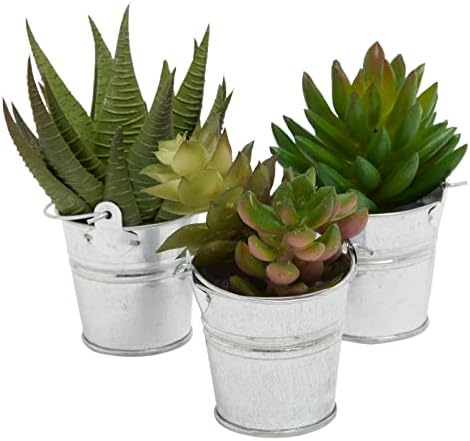24 Pack Mini Metal Buckets with Handles for Parties