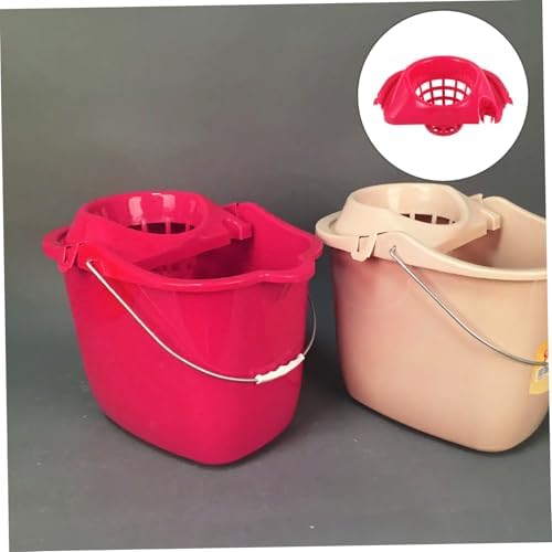 Minkissy Mop Bucket Drainage Basket with Squeeze Tool