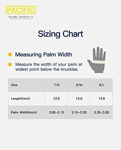 PACIFIC PPE Reusable Dishwashing Gloves Latex Free Cotton Lining Purple Medium