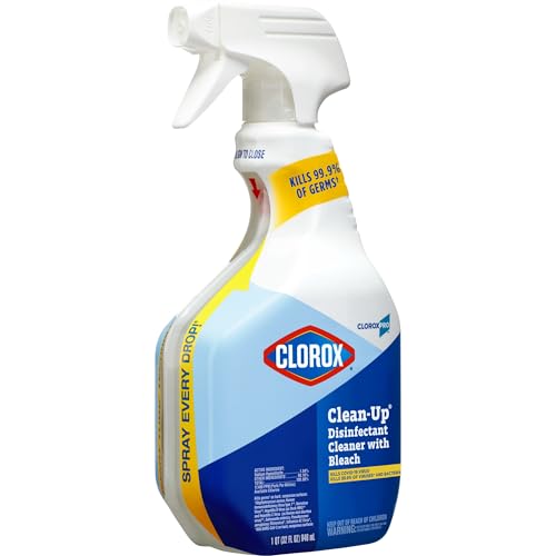 CloroxPro Disinfectant Cleaner with Bleach Spray 32 Oz Pack of 9
