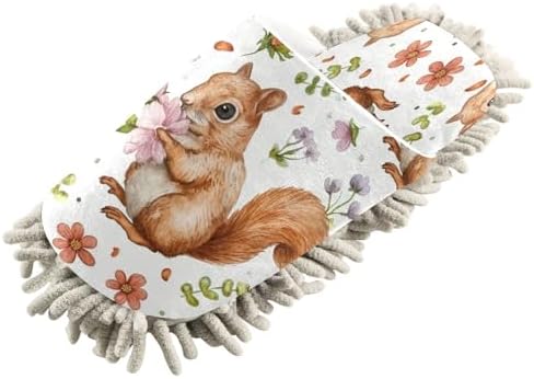 Zhirexin Cute Squirrel Mop Slippers for Men Women