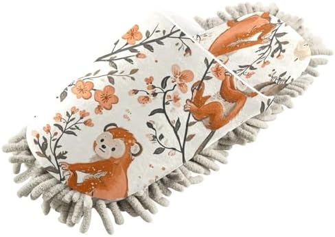 Zhirexin Cartoon Animal Mopping Slippers