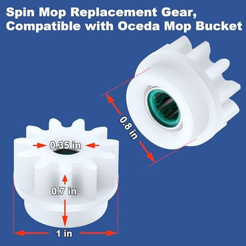 4 Pcs Spin Mop Bucket Gear Replacement for O Cedar