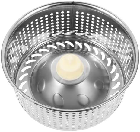 Ipetboom Stainless Steel Rotating Mop Bucket Basket