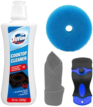 Jiffine Glass Cooktop Cleaner Kit Polish