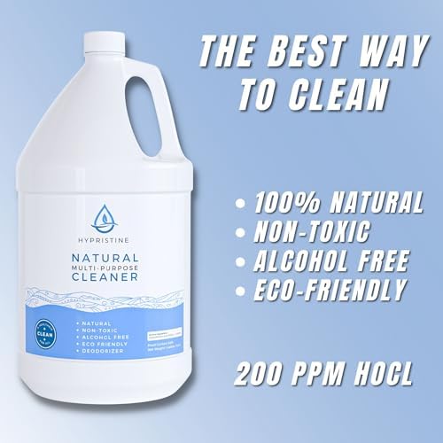 HYPRISTINE Hypochlorous Acid Spray - All-Purpose Cleaner Non-Toxic Food Safe