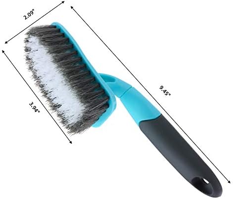 2-Pack Scrub Brush with Long Handle and Medium Firm Bristles