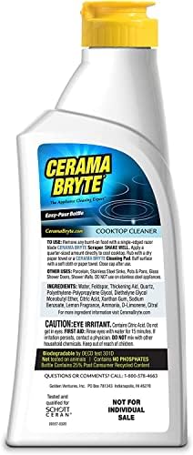 Cerama Bryte Glass Cooktop Cleaner Combo Kit - 6 Piece