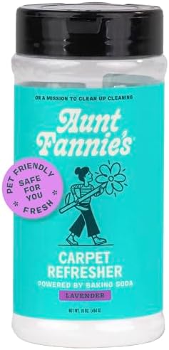 Aunt Fannies Carpet Refresher Powder Lavender Scent 16 Oz
