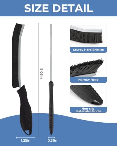 CLEANGOR Crevice Cleaning Brush Tool for Tight Spaces