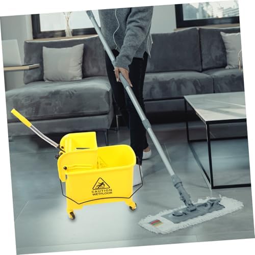 PACKOVE Mop Bucket with Side Press and Wheels