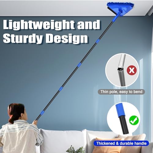 Dolanx 80 Inch Wall Mop with 180 Folding and 360 Swivel
