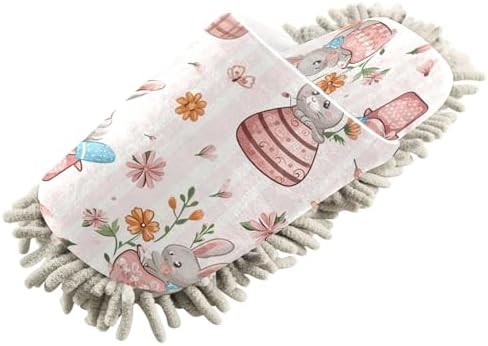 Zhirexin Mop Slippers for House Floor Cleaning