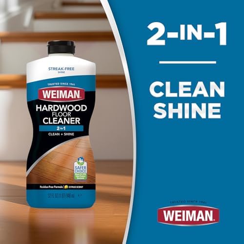 Weiman Hardwood Floor Cleaner and Polish Restorer Combo 2 Pack
