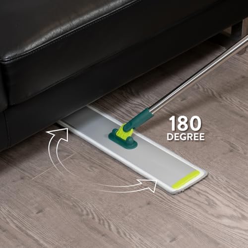 Pine-Sol Flat Microfiber Mop - Wet Dry with 2 Reusable Pads