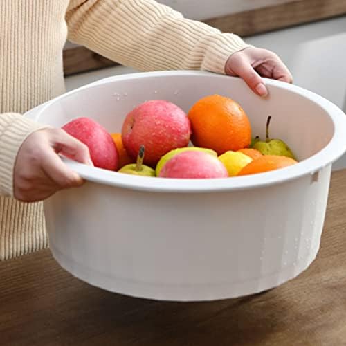 Ipetboom 1Pc Wash Basin with Washboard Grey 1