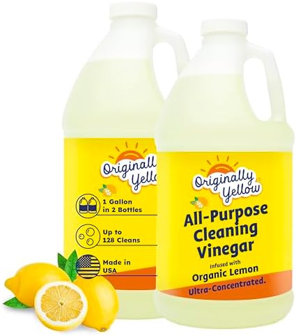 Originally Yellow All-Purpose Cleaner 128 Oz Plant-Based Safe No Harsh Chemicals