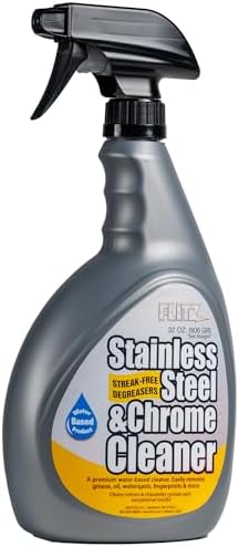 Flitz 32oz Stainless Steel Chrome Cleaner Spray - USA Made