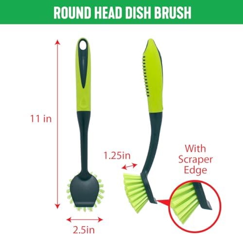 Pine-Sol Scrub Brush Set 5 Pieces