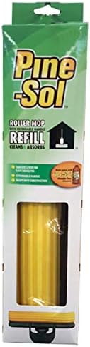 Pine-Sol Replacement Roller Mop Head - Refillable Foam for Tile Wood Linoleum Cleaning