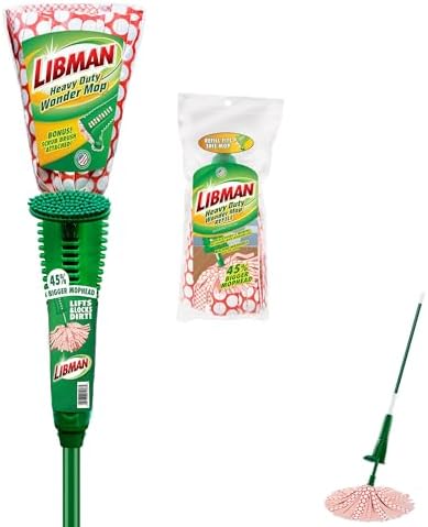 Libman Heavy Duty Wonder Mop with 1 Refill Head